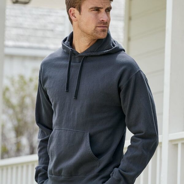 Garment Dyed Unisex Hooded Pullover Sweatshirt Thumbnail